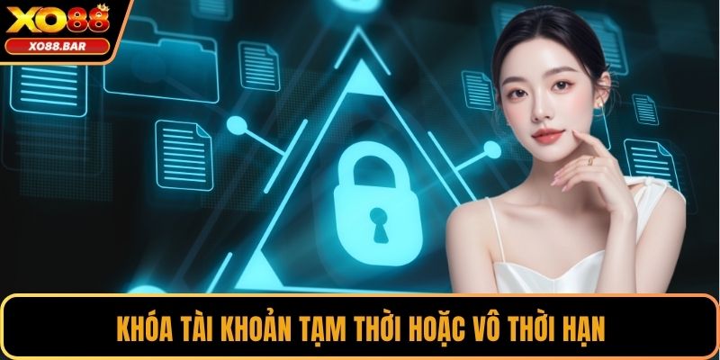 Khóa tài khoản tạm thời hoặc vô thời hạn